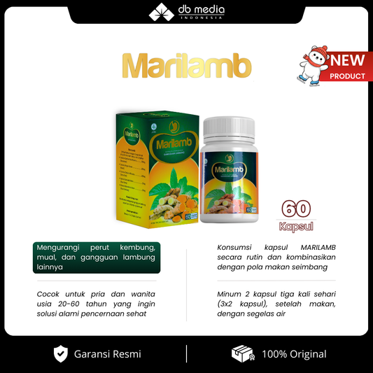 Marilamb – Untuk Masalah Lambung | 60 Kapsul