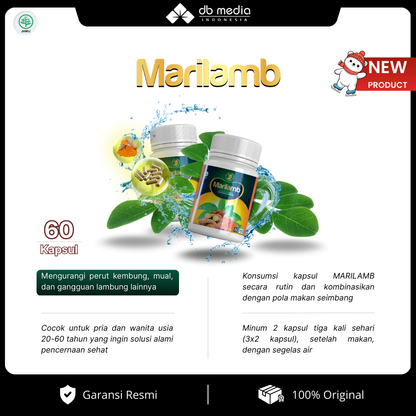 Marilamb – Untuk Masalah Lambung | 60 Kapsul