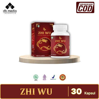 Zhi Wu – Herbal Cina bantu mengatasi saraf kejepit | isi 30 Kapsul