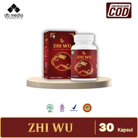 Zhi Wu – Herbal Cina bantu mengatasi saraf kejepit | isi 30 Kapsul