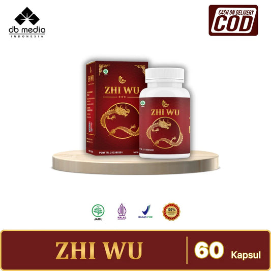 Zhi Wu – Herbal Cina bantu mengatasi kebas kesemutan | Isi 60 Kapsul